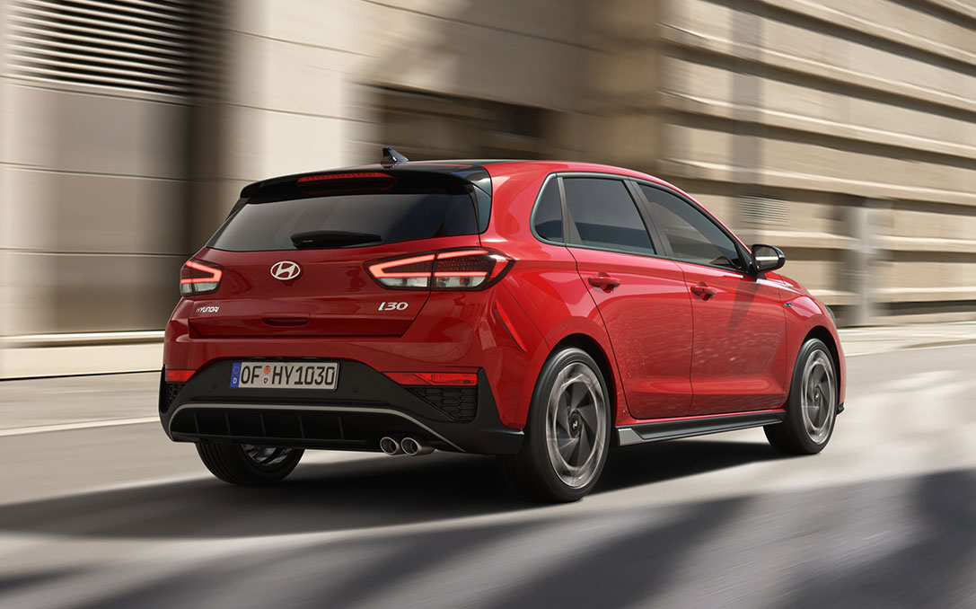 Hyundai i30 in rot