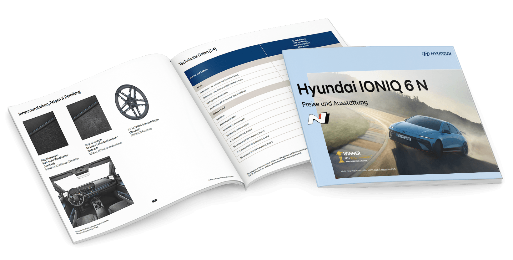 Broschüre für den IONIQ 6 N