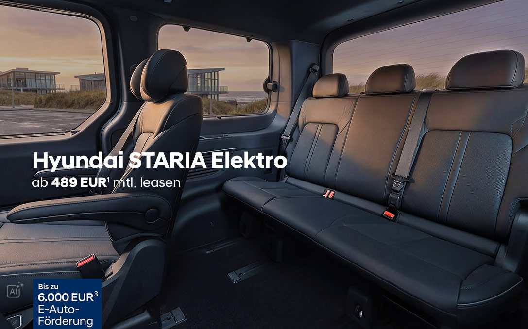 Hyundai STARIA Elektro Innenraum hinten